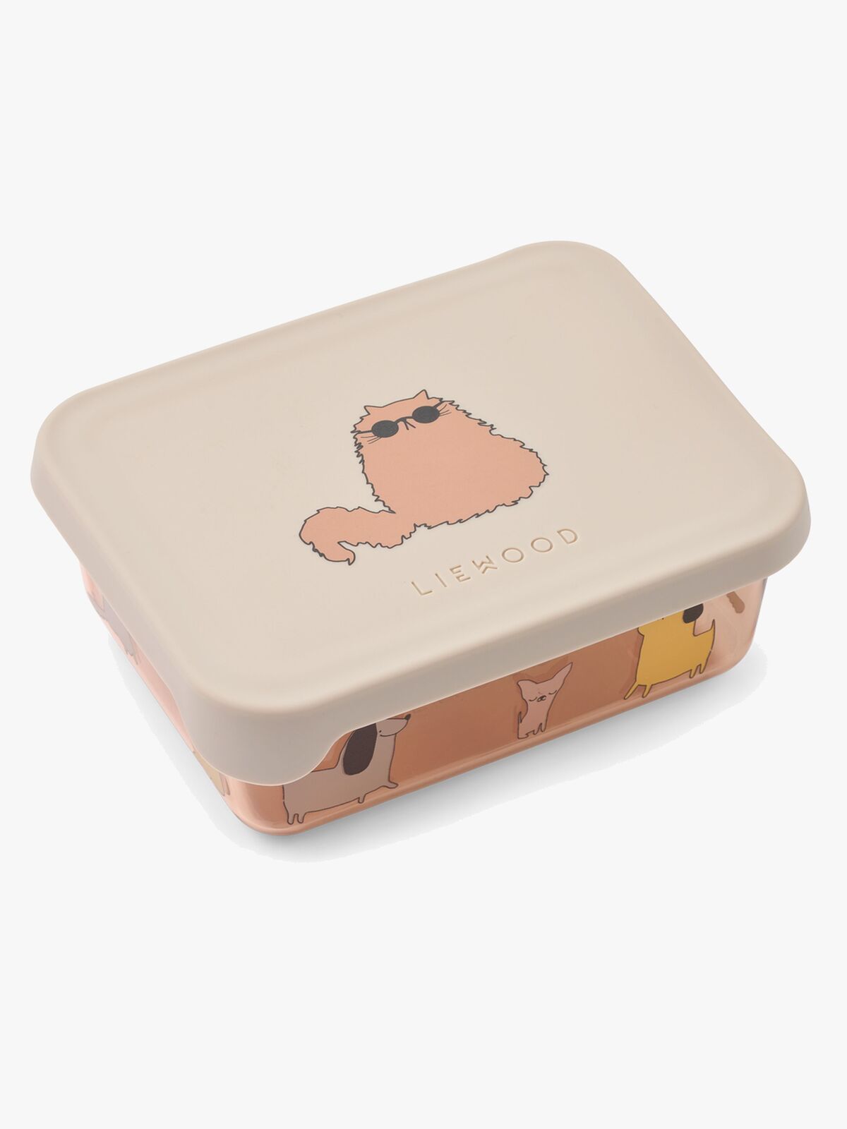 LIEWOOD Ako Tritan Madkasse, Cats & Dogs/Sandy