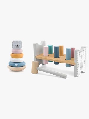 PolarB Legesæt Hammerbræt & Stablelegetøj Bjørn