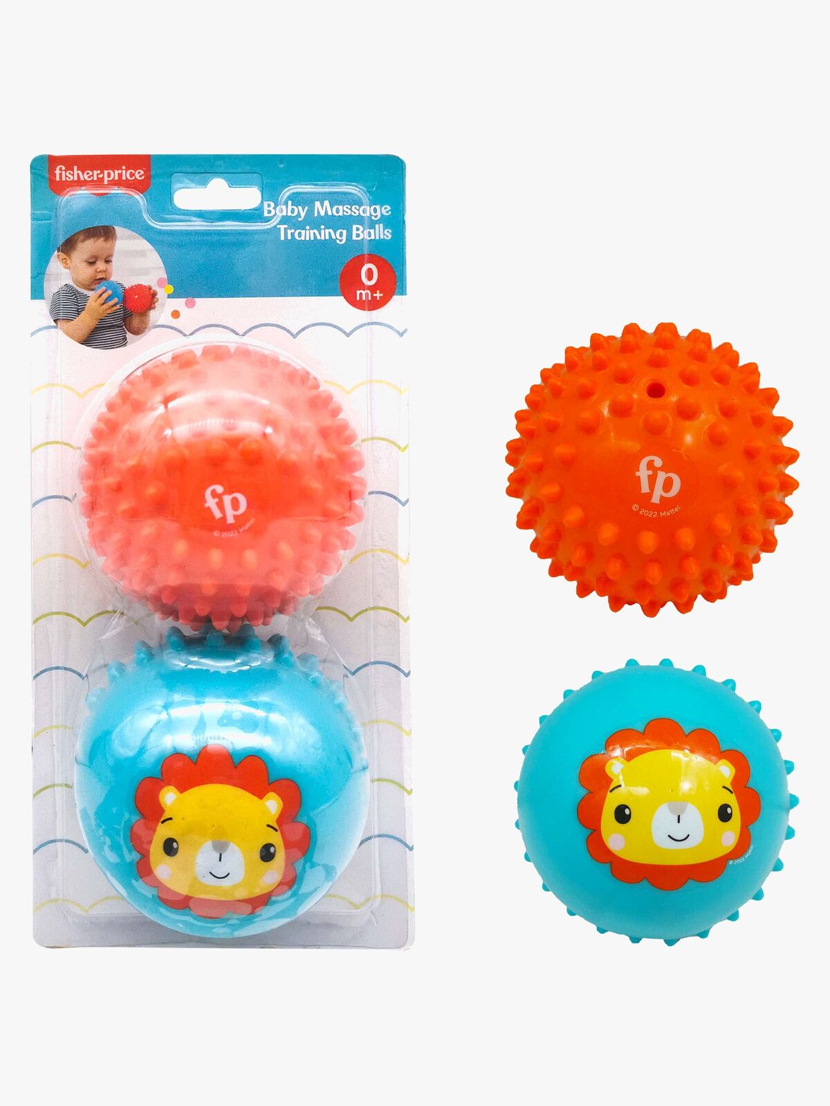 Fisher-Price Massagebolde 2-pak