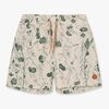 MINI A TURE Maki Badeshorts, Print Green Bay