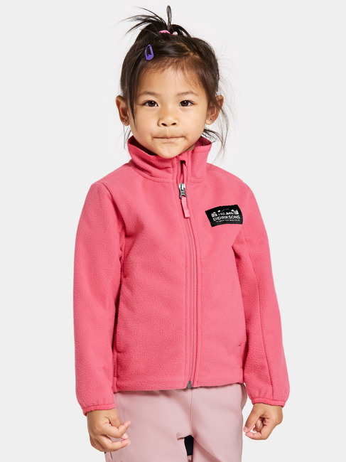 Didriksons Muskot  Vindtæt Vindtæt Fleecetrøje, Dusty Azalea