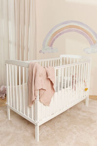 Alice & Fox Sengerand Bedside Crib, White