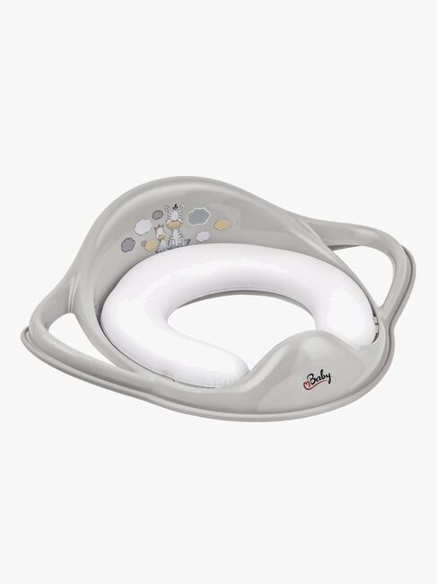 Maltex Zebra Toiletsæde Polstret, Grå