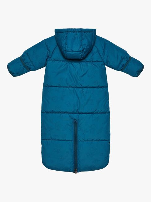 Nordbjørn Snowy Vognpose 2-in-1, Blue Coral
