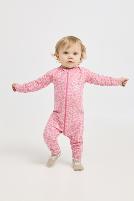 Nordbjørn Moritz Termoundertøj Heldragt Bamboo, Leo Pink