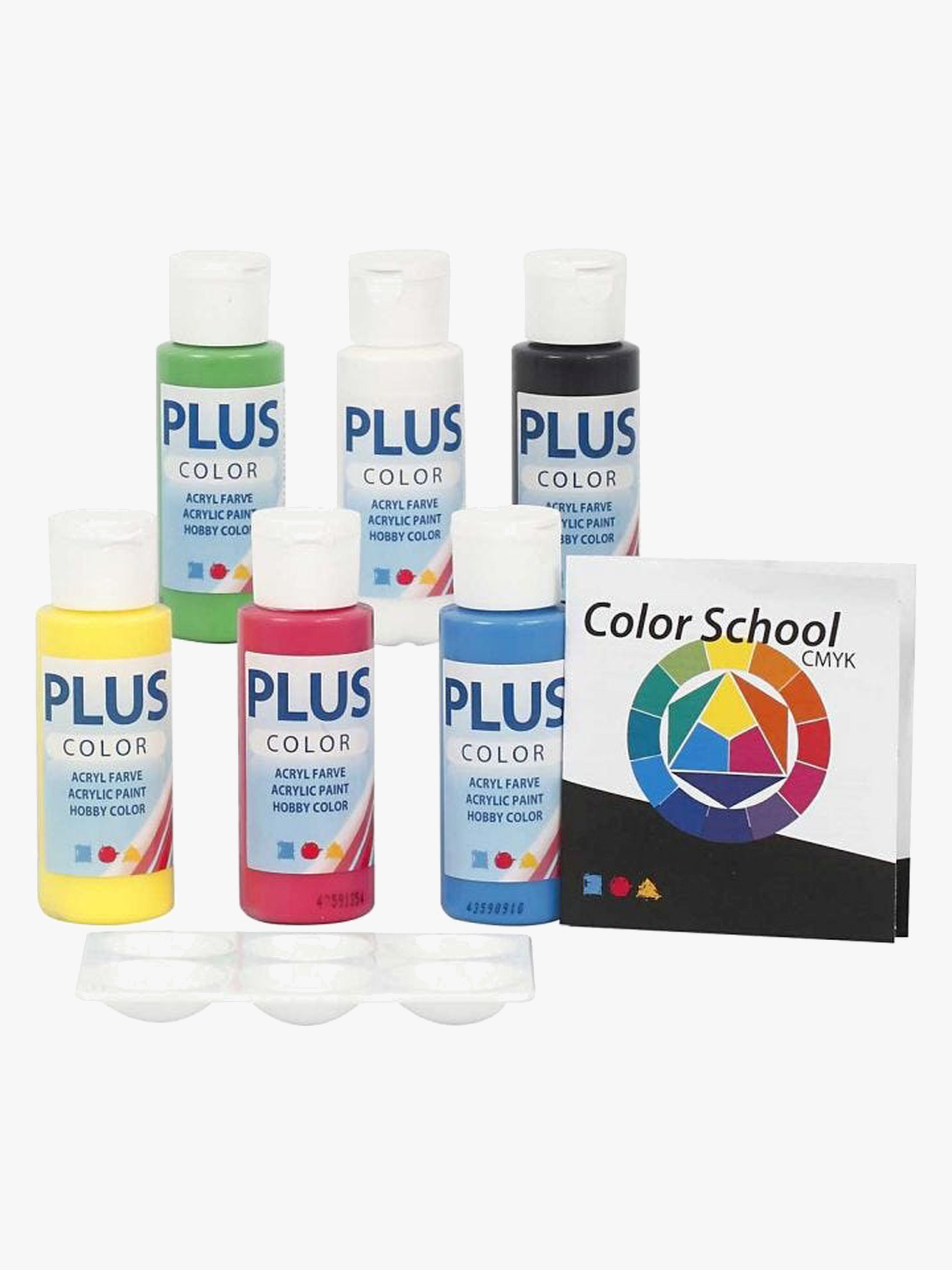 Plus Color Hobbyfarve Grundfarver