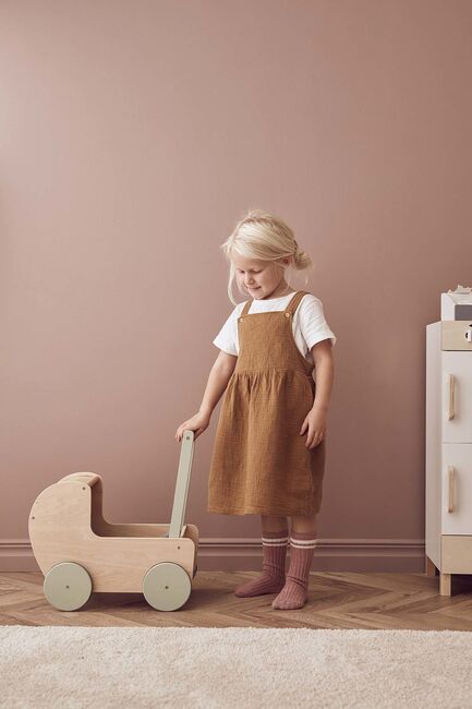 Kids Concept Dukkevogn Natur