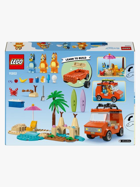 LEGO Bluey 11202 Blueys familie-biltur til stranden