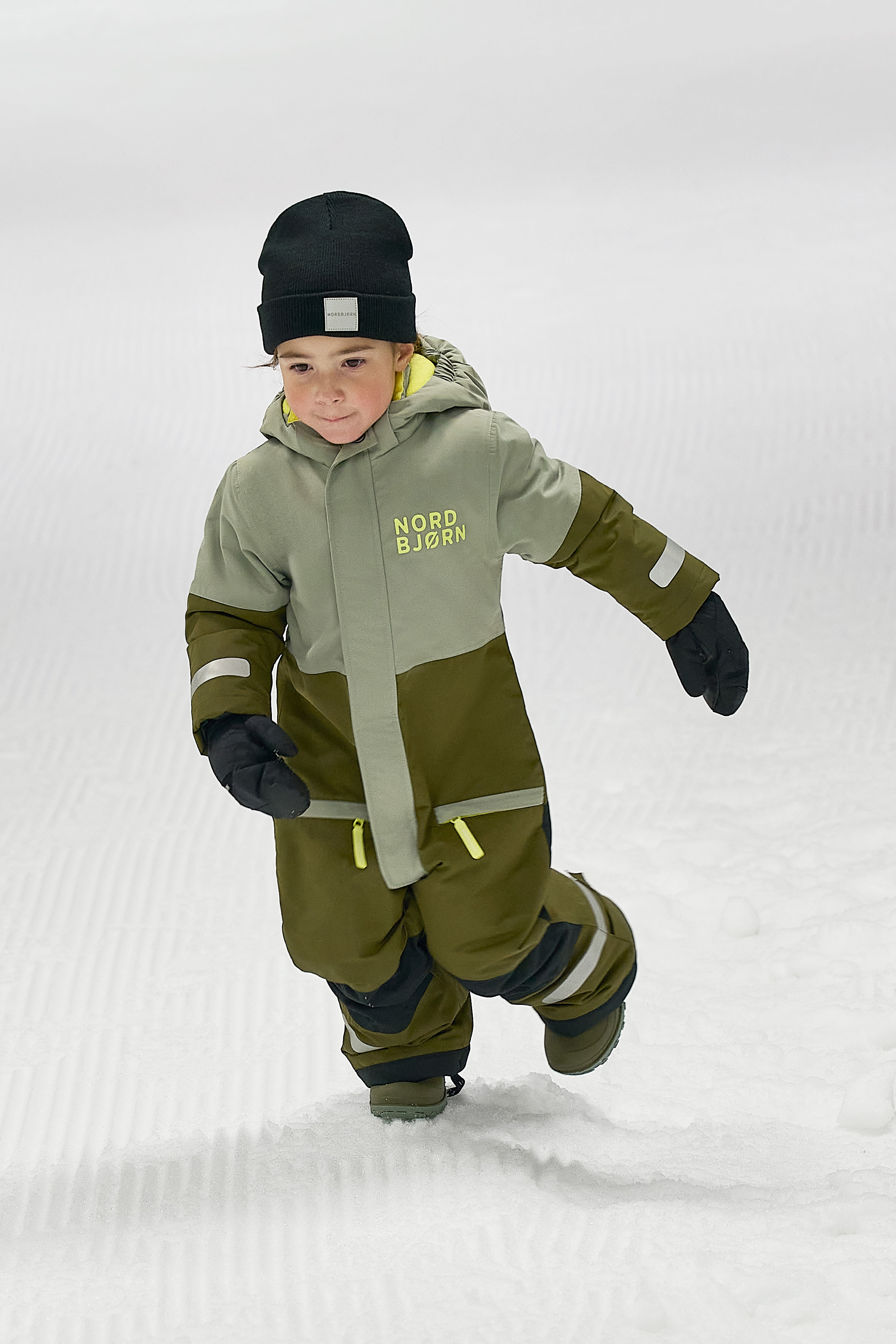 Nordbjörn Aspen Flyverdragt, Shadow/Dark Olive, 98-104
