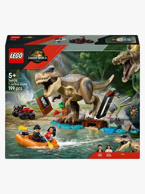 LEGO Jurassic World 76975 Bådflugt fra T. rex
