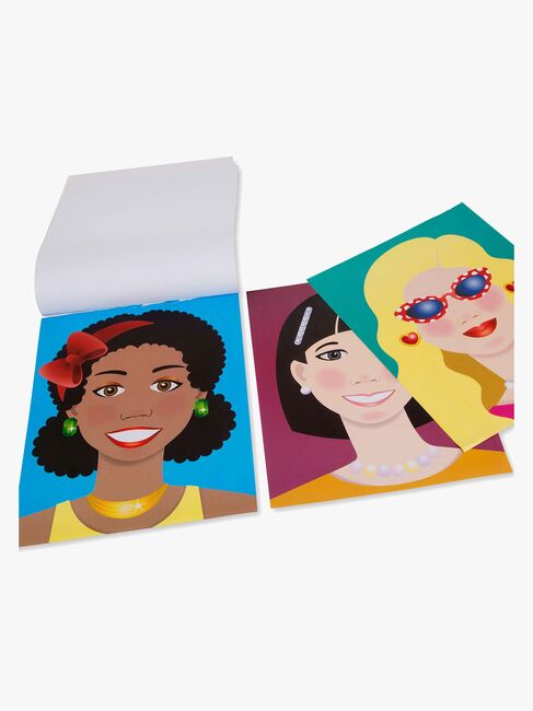 Melissa & Doug Make-a-Face Klistermærkebog