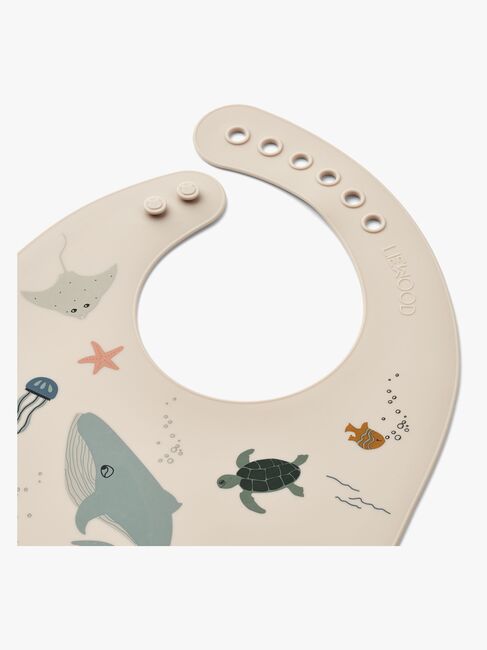 LIEWOOD Tilda Hagesmæk med Tryk 2-pak, Sea Creature/Sandy