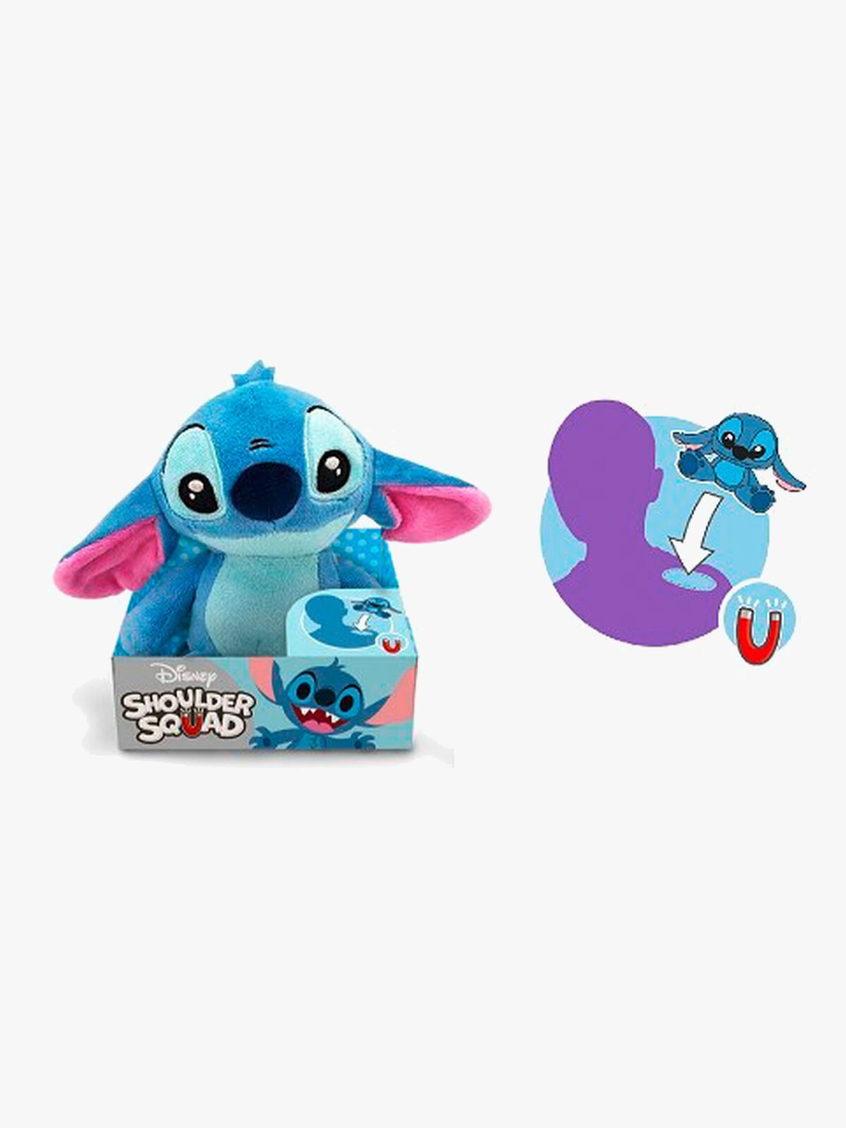 Disney Stitch Magnetisk Skulderven 12 cm