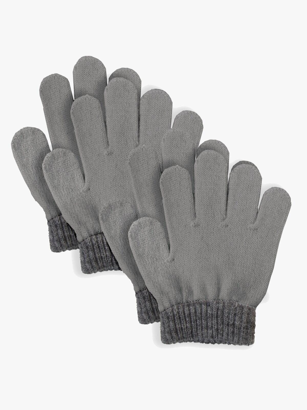 Lindberg Sundsvall Vanter Uldmix 2-pak, Grey/Anth