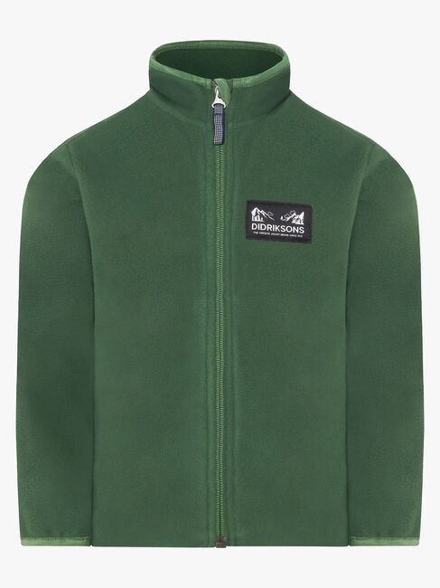 Didriksons Muskot  Vindtæt Vindtæt Fleecetrøje, Pine Green