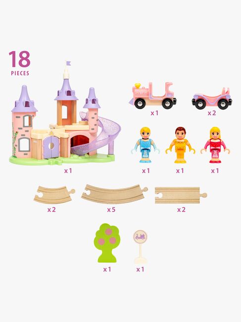 BRIO 33312 Disney Princess Slot med Tilbehør