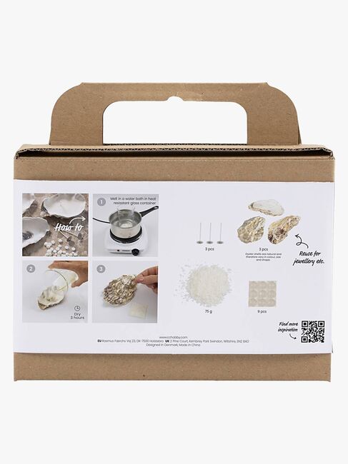 Creativ Company Kreasæt Sojalys i Østersskal DIY