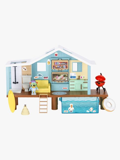 Bluey Strandhytte med Figur