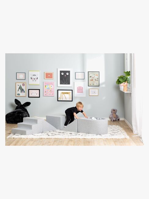 JLY Aktivitetsklodser & Boldbassin, Grey