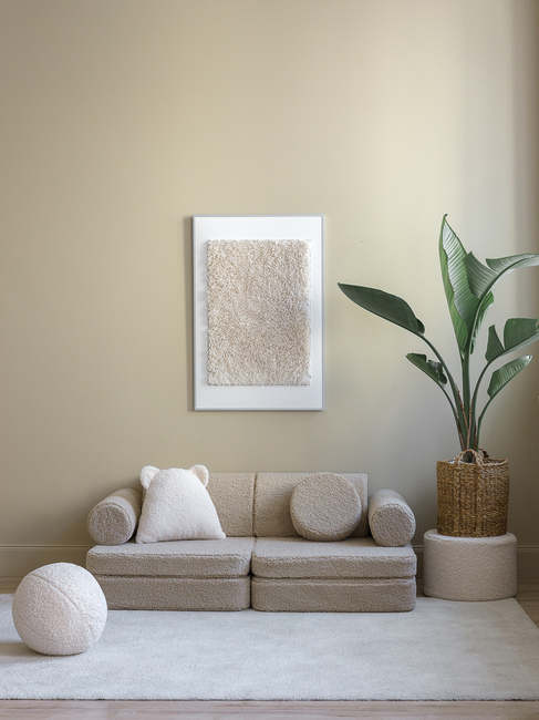 Wigiwama Play Bygbar Sofa 272x156 cm, Biscuit