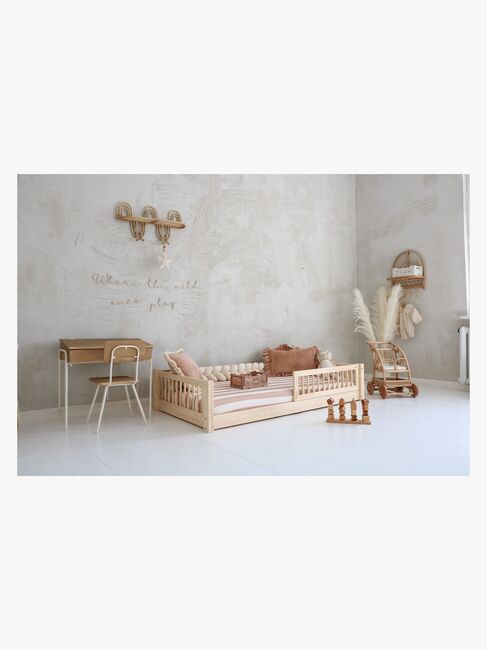 Minitude LEWIS Junior-/Montessori-seng 80x160, Natur