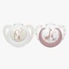 NUK First Choice Classic Sut 2-pak Str. 1, Penguin/Giraffe