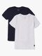 Luca & Lola Davide T-Shirt 2-pak, Grey Melange/Navy