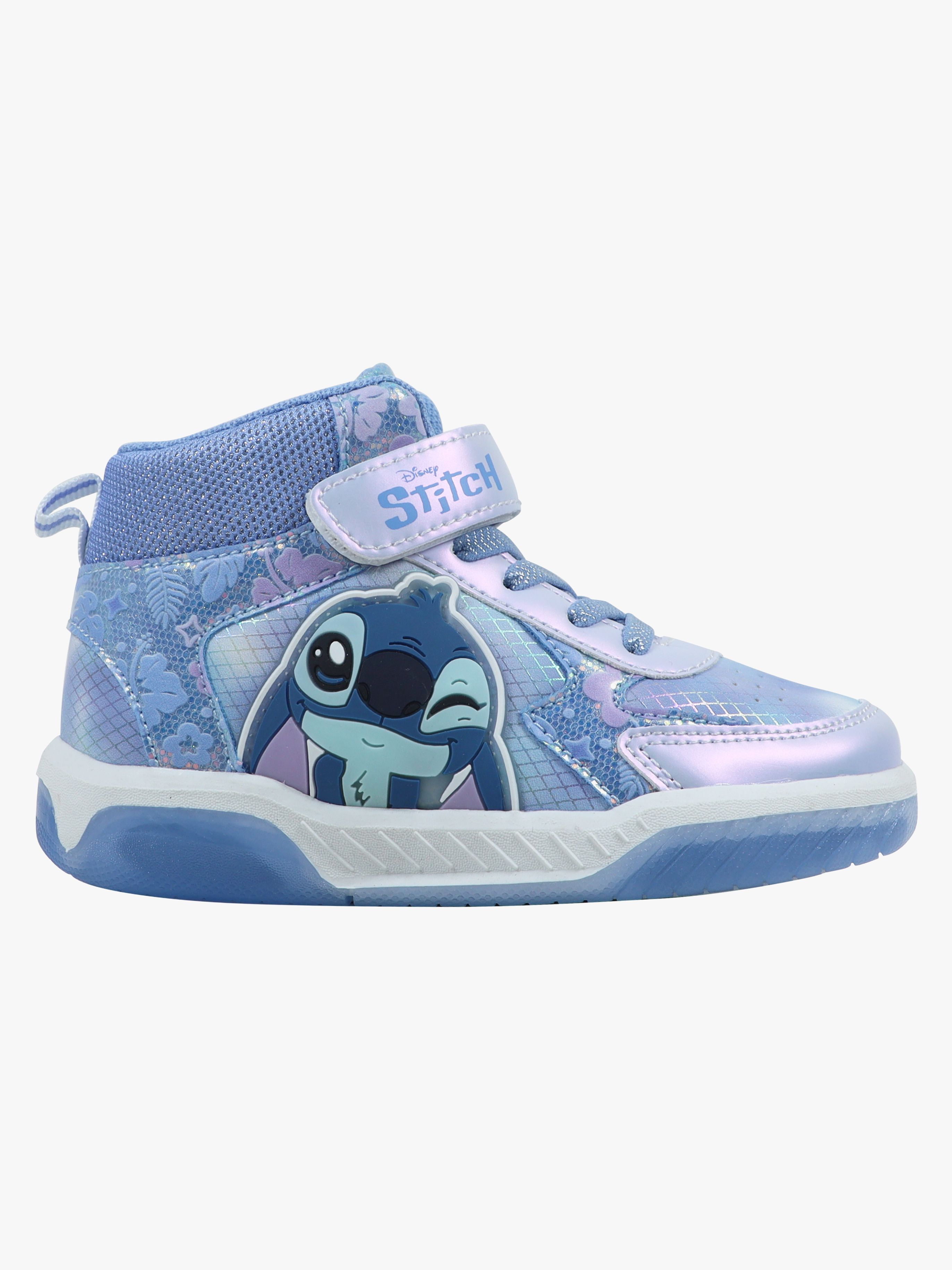 Disney Lilo & Stitch Blinkende Mid Sneakers, Lyseblå, 30