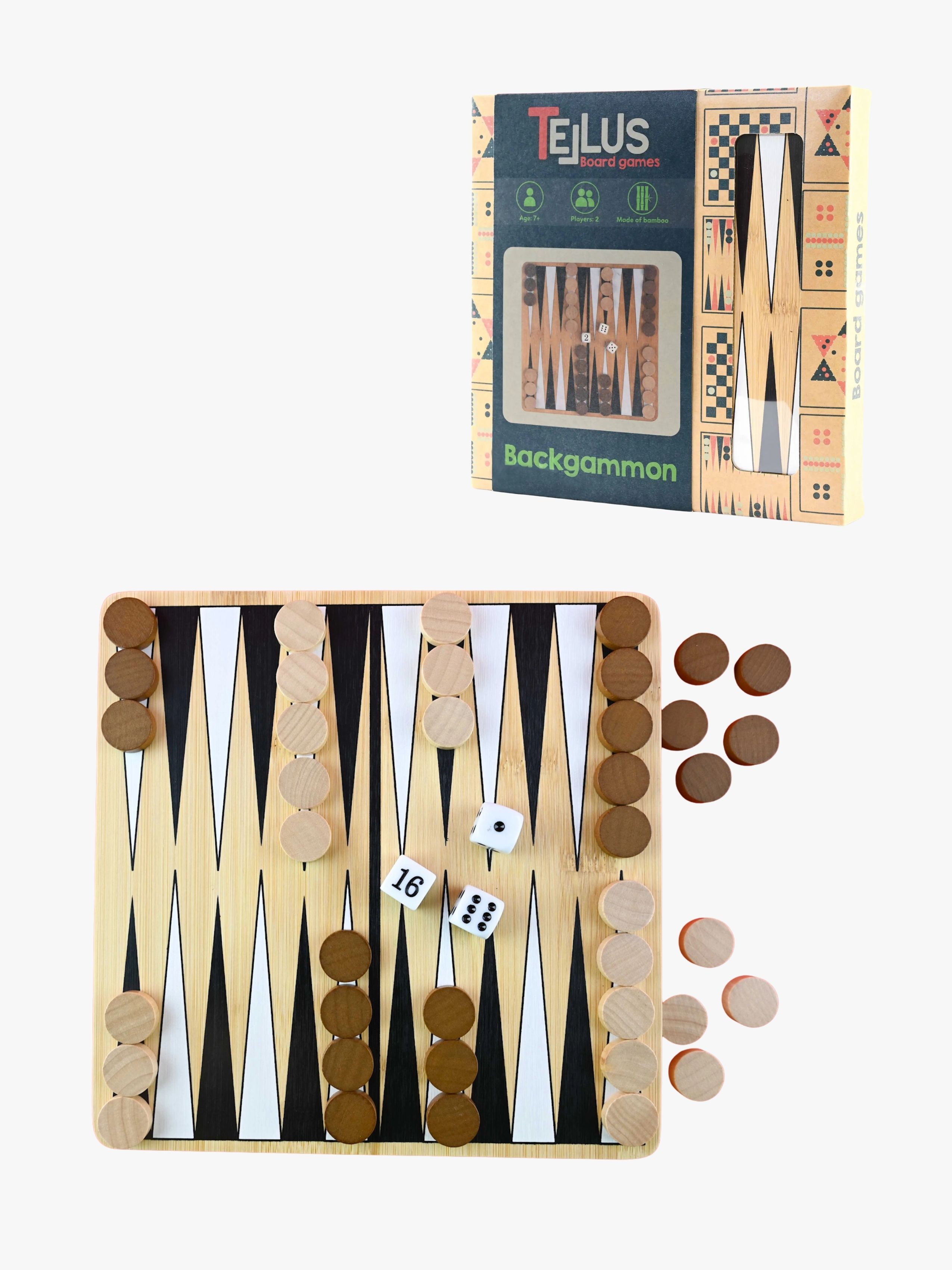 Robetoy Tellus Backgammon I Træ