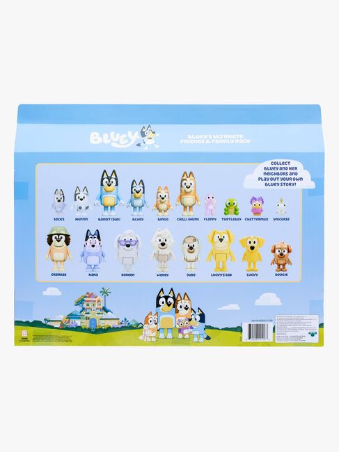Bluey Figursæt Familie & Venner 18 Stk.