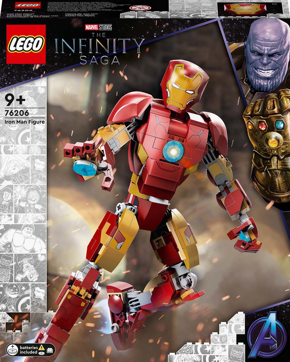 rørledning Skabelse mesh Køb LEGO Super Heroes 76206 Iron Man-figur | Jollyroom