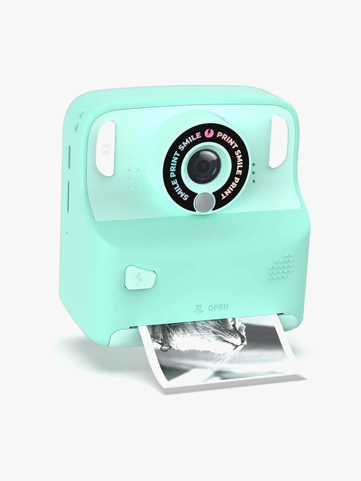 MOB Pixiprint Polaroidkamera med Spil, Turkis