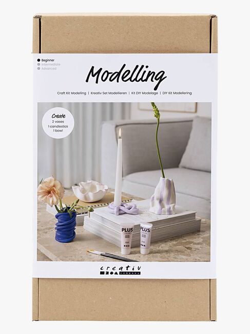 Creativ Company Kreasæt Modellervoks Krukker og Vaser