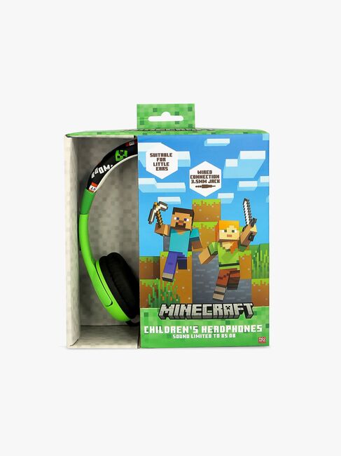 Minecraft Høretelefoner med Ører 85dB Creeper