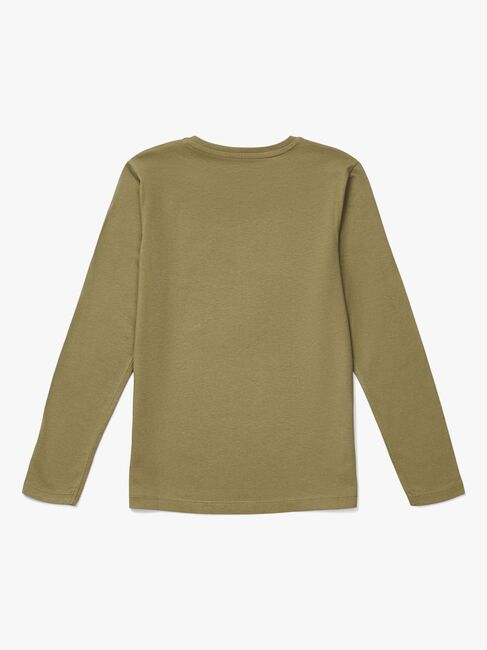 Luca & Lola Abel Langærmet T-Shirt 2-pak, Grey Melange/Brown