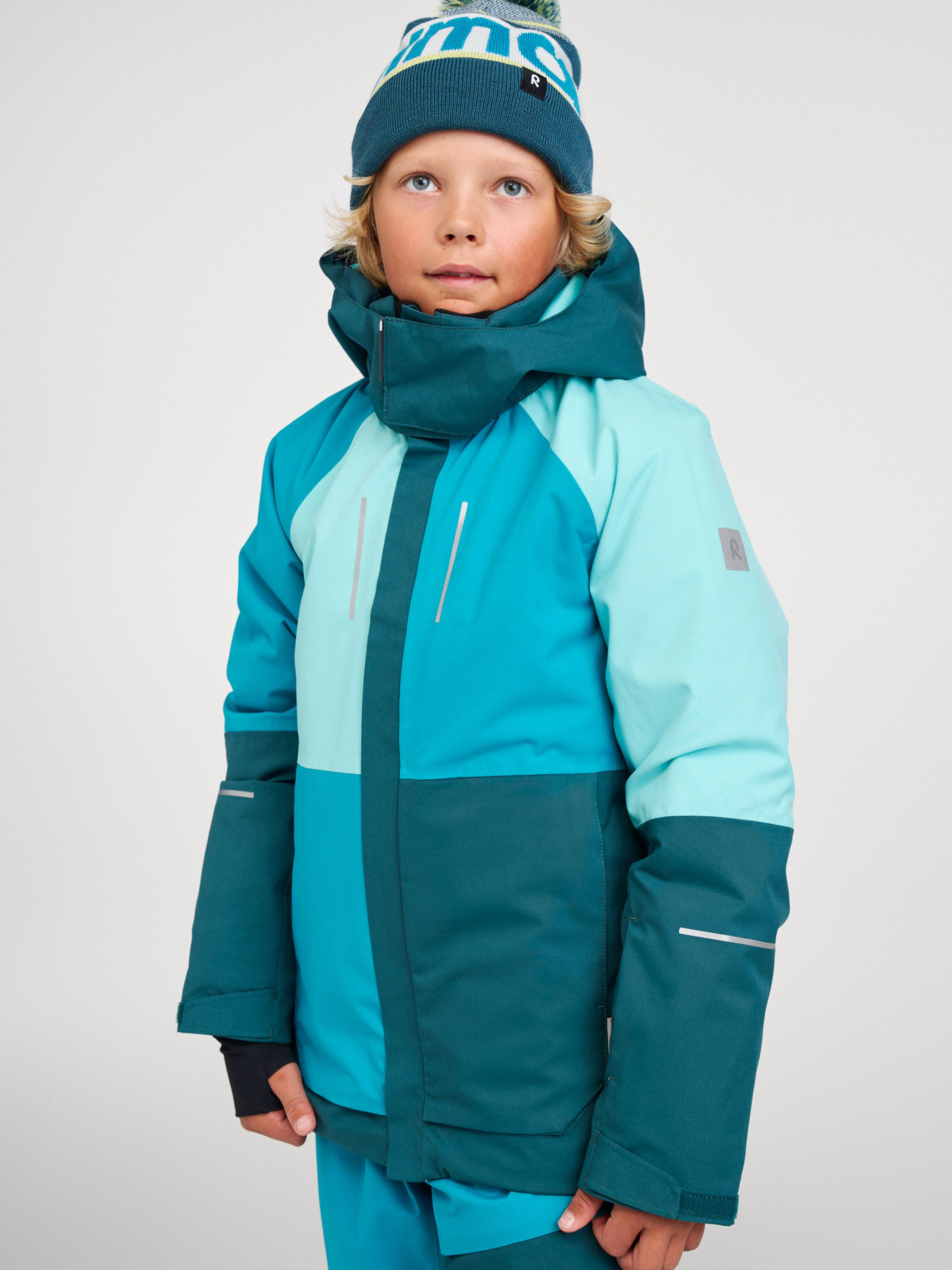 Reima Iitto Skijakke, Dark Teal, 152
