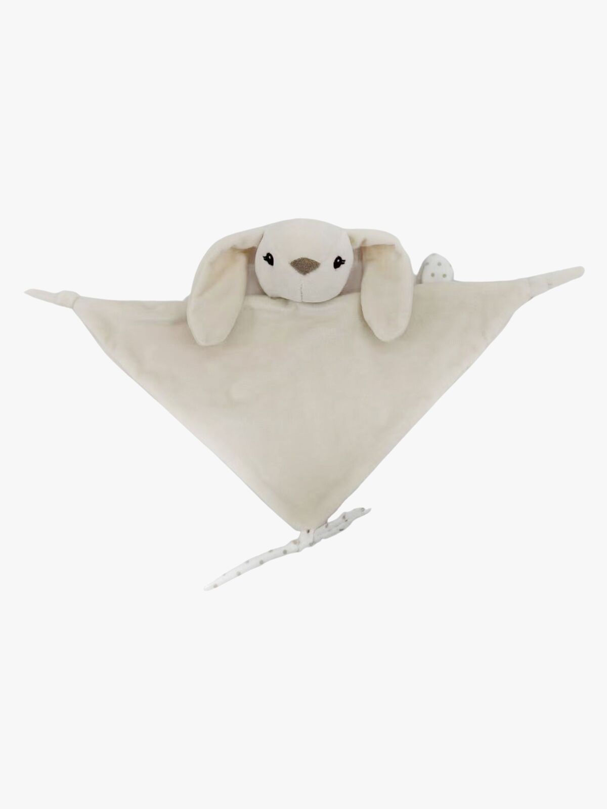 CarloBaby  Kanin Nusseklud med Suttesnor, Beige