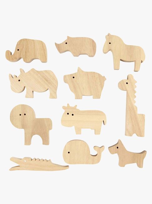 Creativ Company Trædyr Bondegård & Safari 44 Stk.