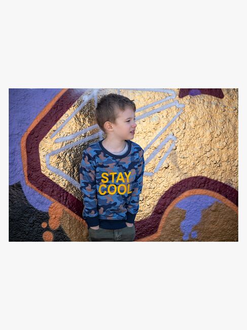 Luca & Lola Vincenzo Trøje, Blue Camouflage