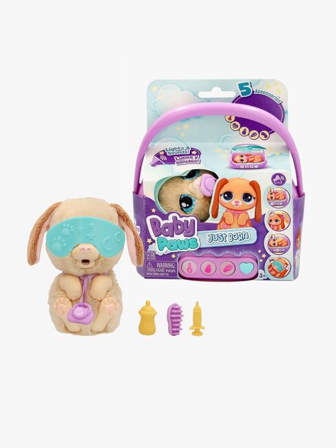 Baby Paws Legetøj Bamse Hundehvalp