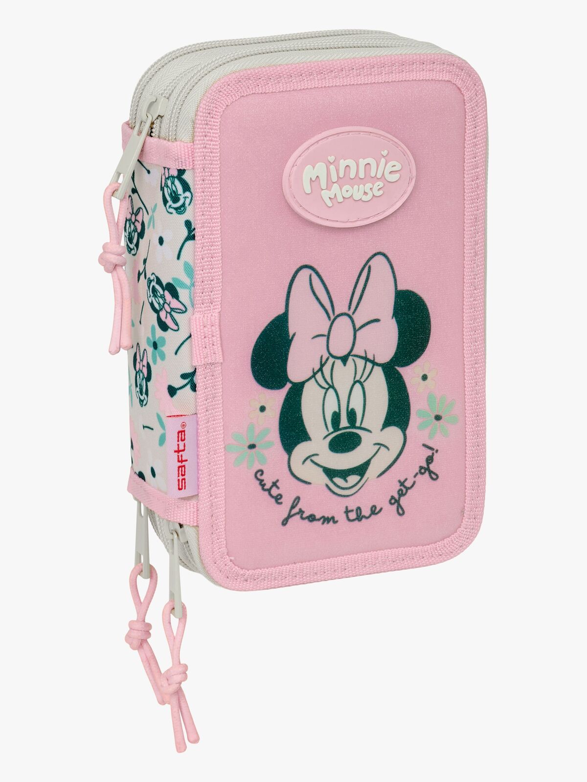 Disney Minnie Mouse  Fyldt Penalhus med 3 Rum 37 Dele, Bright