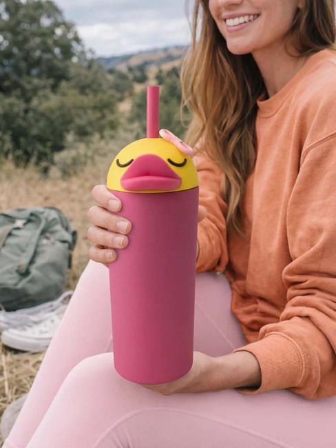 Asobu Bestie Tumbler Drikkedunk And, Gul SBV54-DUCKY-4840_4a.jpg