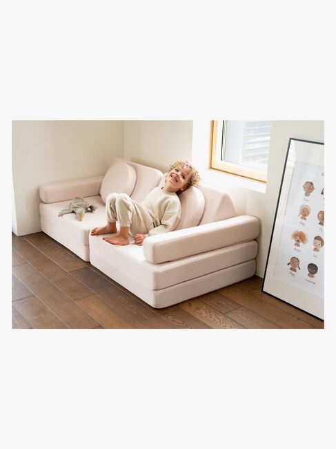 Shappy Play Bygbar Sofa 160x80 cm, Soft Beige