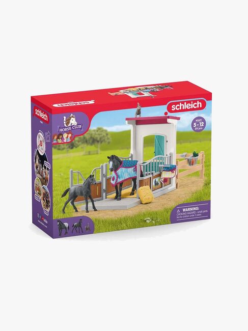 Schleich Legetøjssæt Hesteboks med Hoppe og Føl