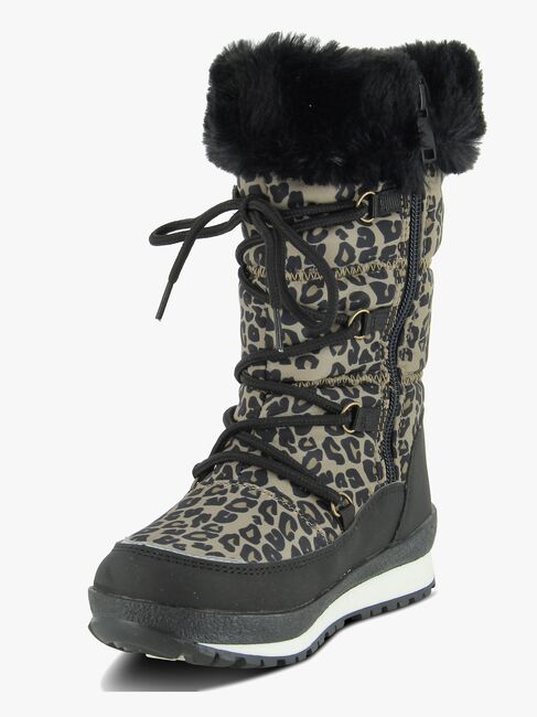 Leaf Ysby Vinterstøvler, Leopard