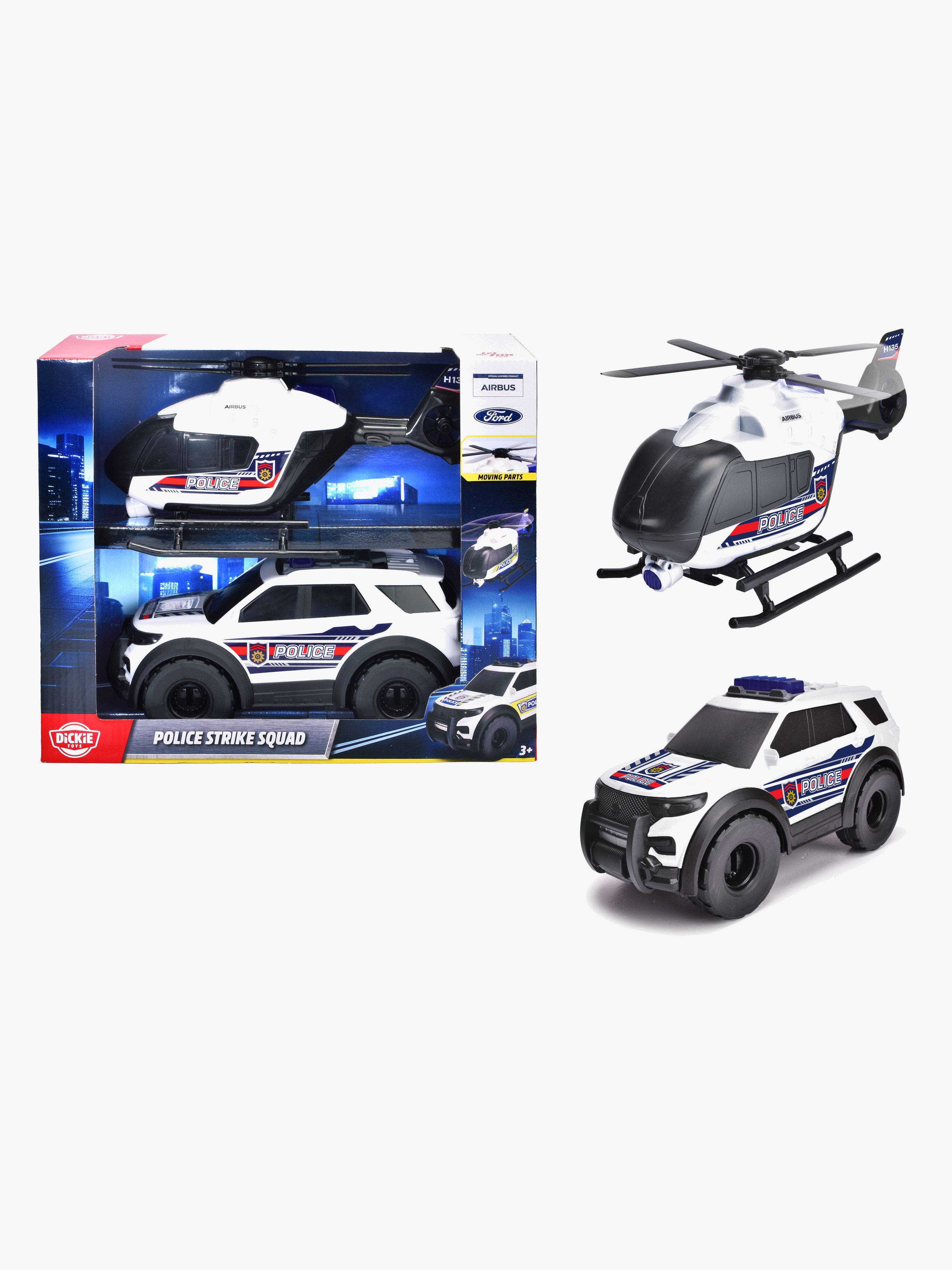 Dickie Toys Bilsæt Polis Strike Squad