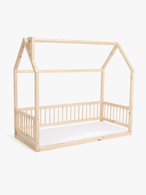 Minitude Nordic MASON Juniorseng, Natur med BabyMatex Carpathia Madras 70x160 cm