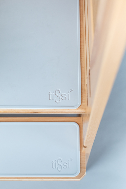 tiSsi Anti-slip Måtte Set, Lunar Rock Grå