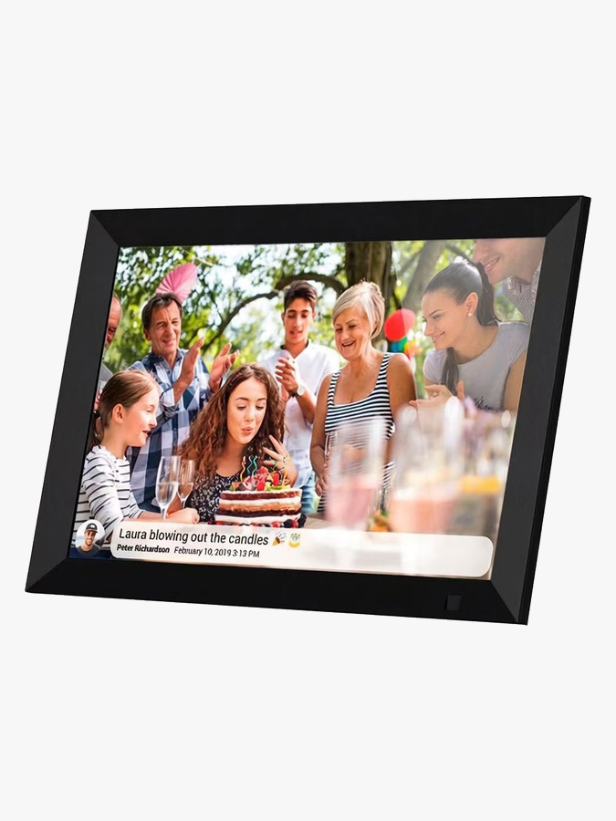 Lippa Frameo Digital Fotoramme 10", Sort