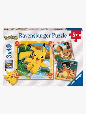 Ravensburger Pokémon Puslespil 3x49 Brikker